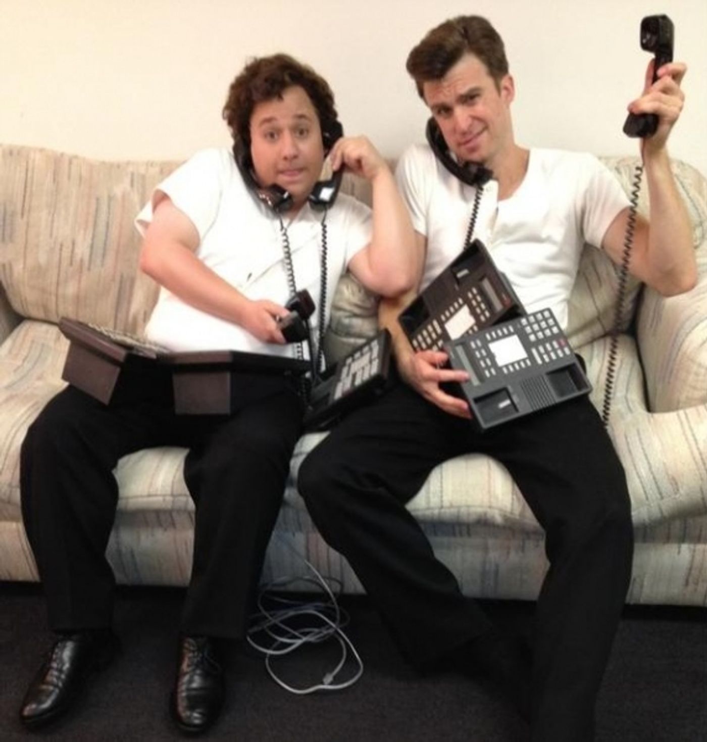 Photo Flash: Saturday Intermission Pics, Oct 6 -  Perez Hilton's Last NEWSical Shot, ANYTHING GOES' First Tour Pic and More!  Image