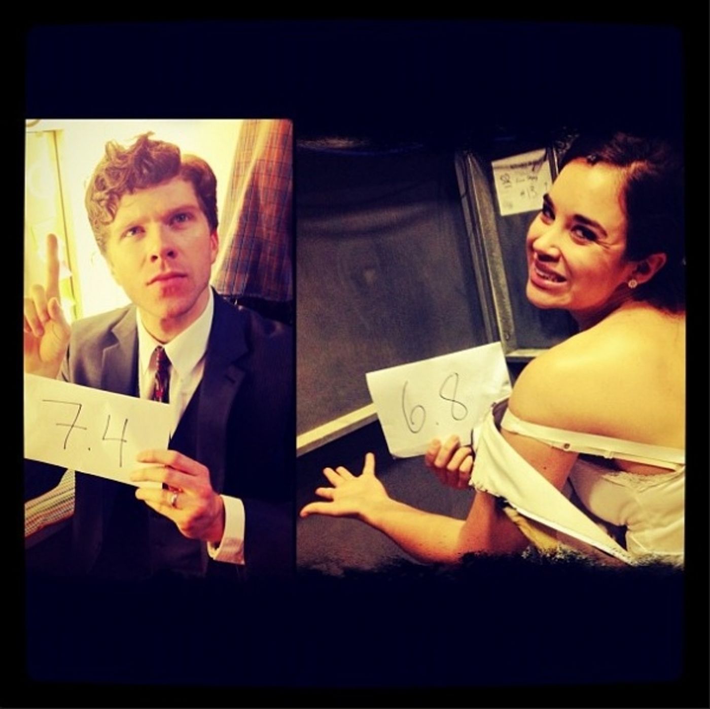 Photo Flash: Saturday Intermission Pics, Oct 6 -  Perez Hilton's Last NEWSical Shot, ANYTHING GOES' First Tour Pic and More!  Image