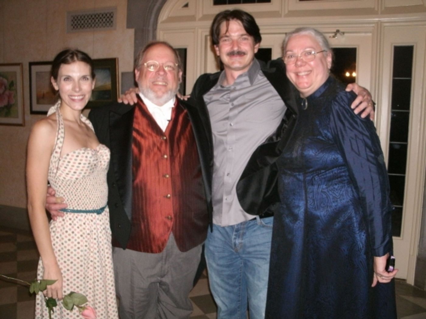 Photo Flash: First Folio Theatre's THE MADNESS OF EDGAR ALLAN POE: A LOVE STORY Opening Night  Image