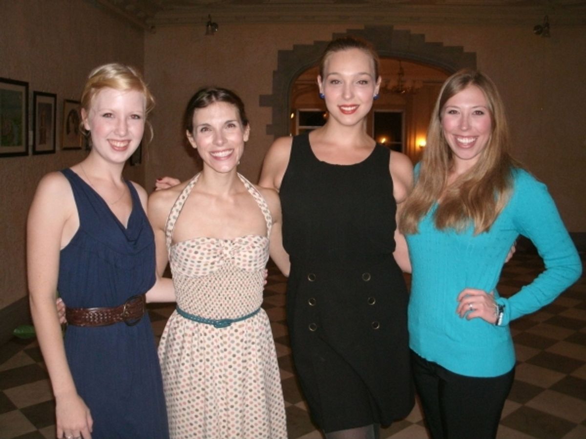 Erica Bittner, Diane Mair, Annelise Lawson and Megan Ingram at 