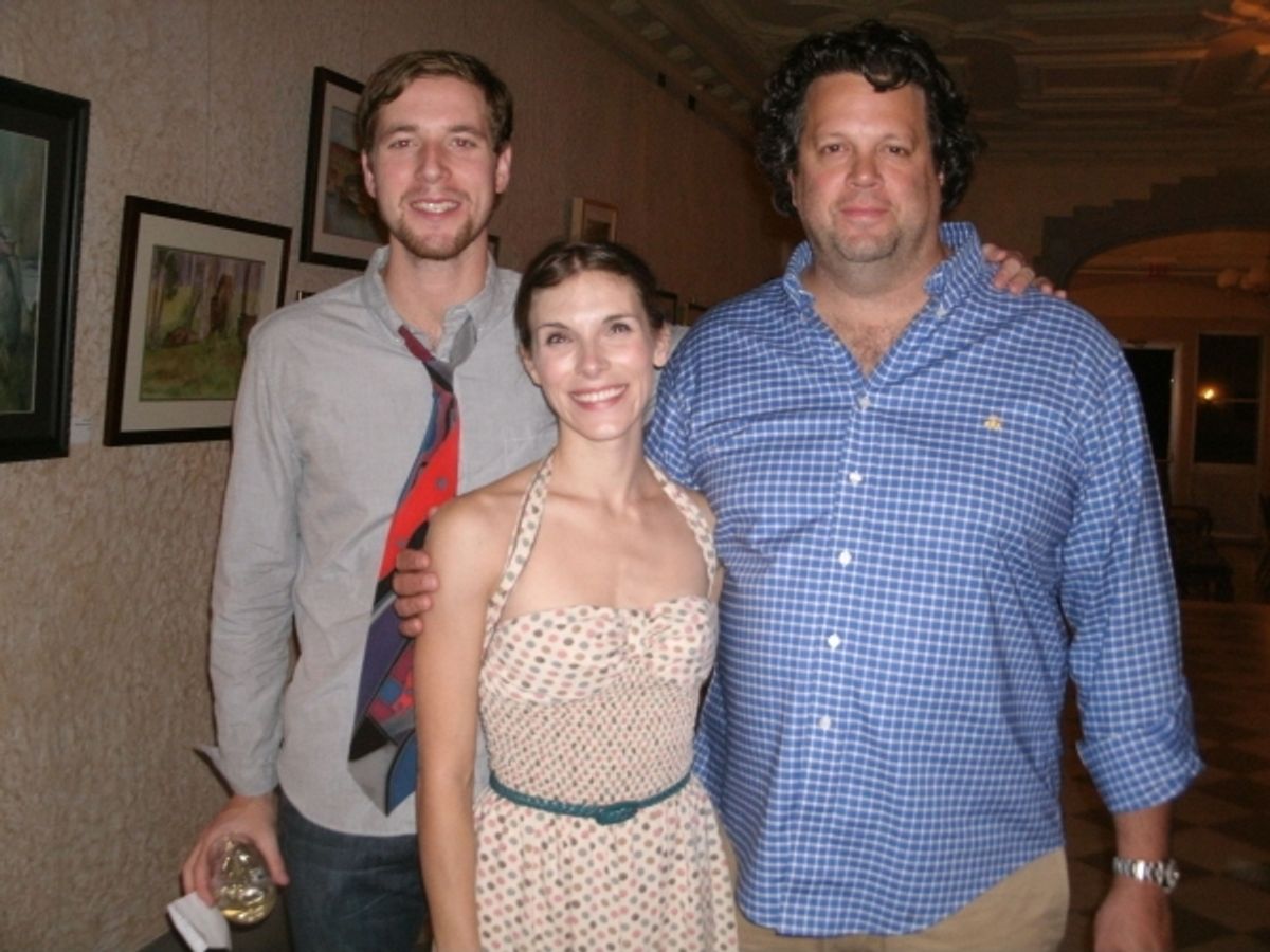 Michael Holding, Diane Mair, Michael Goldberg at 