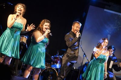 Marty Thomas & The Divas; Samia Mounts, Marissa Rose and Alexa Green
 Photo