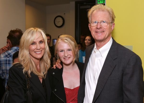 From left, actress Rachelle Carson-Begley, Hayden Carson-Begley and cast member Ed Be Photo