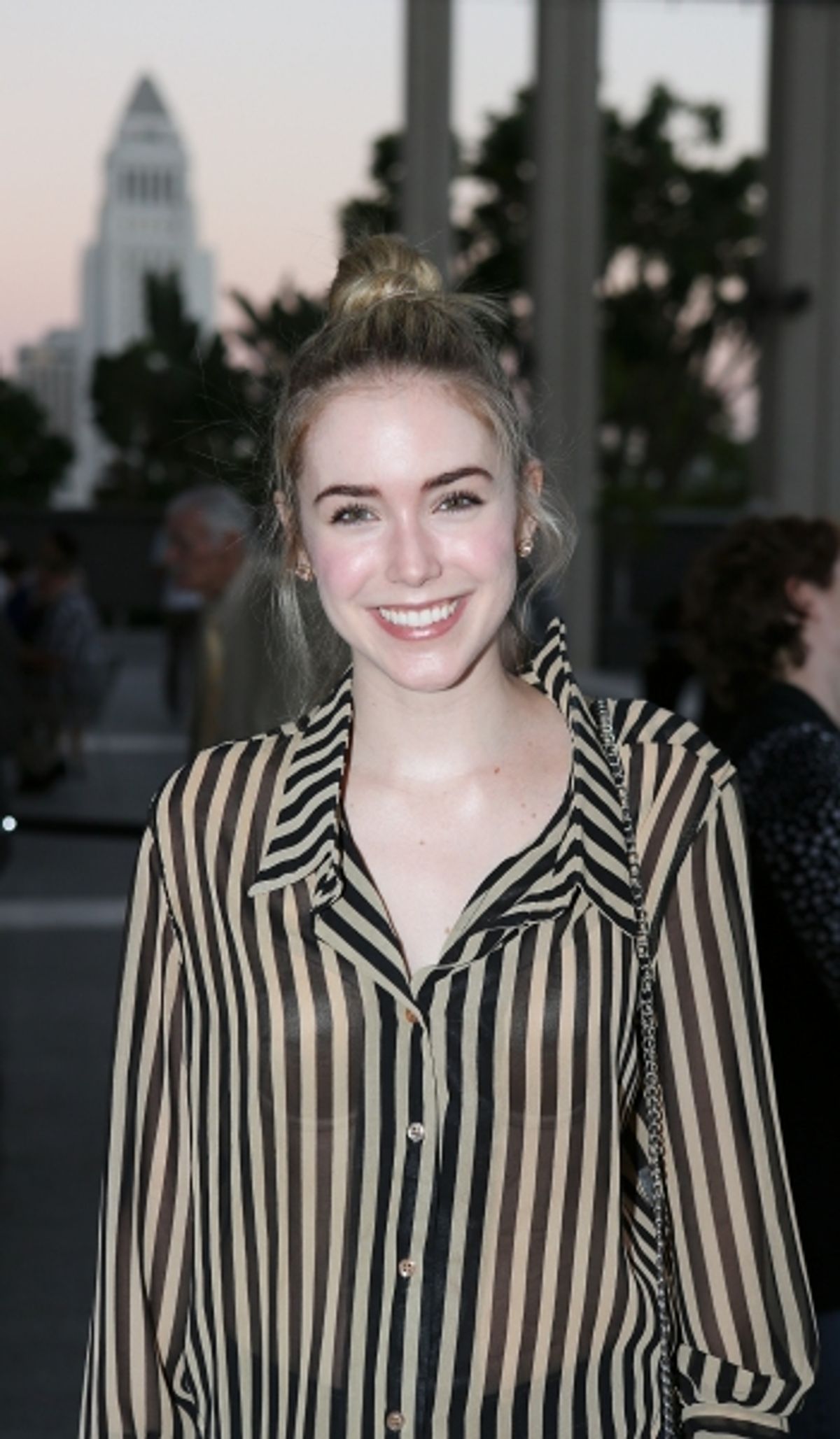 Spencer Locke poses during the arrivals for the opening night performance of 'November' at the Center Theatre Group/Mark Taper Forum on Sunday,  Oct. 7, 2012, in Los Angeles, Calif. (Photo by Ryan Miller/Capture Imaging) at 