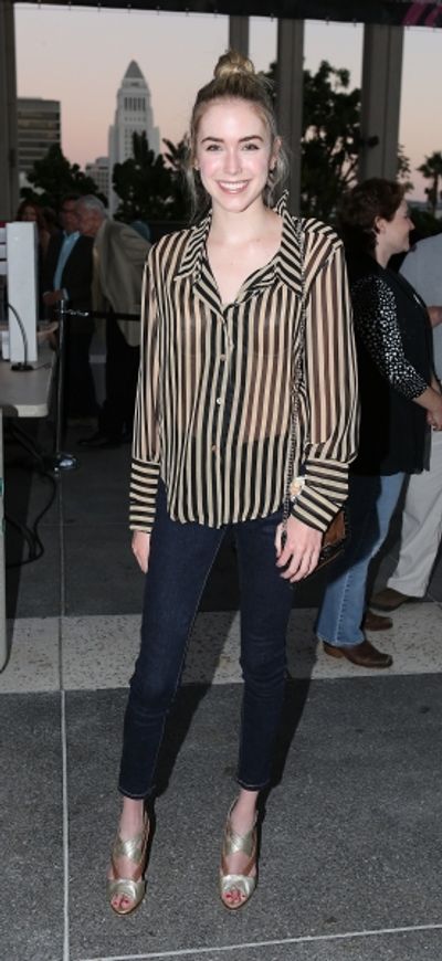 Spencer Locke poses during the arrivals for the opening night performance of "Novembe Photo