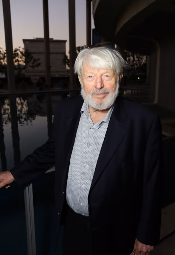 Theodore Bikel poses during the arrivals for the opening night performance of 