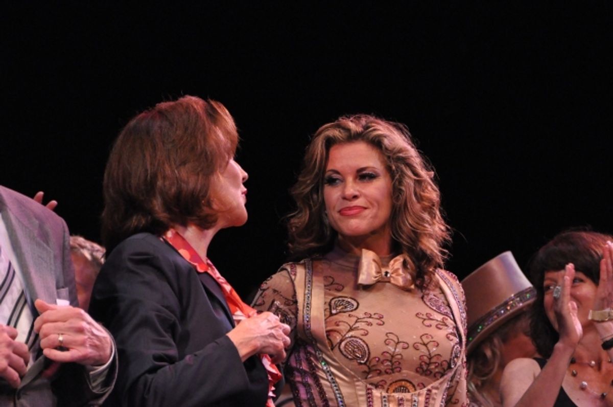 Kelly Bishop and Rachelle Rak at 