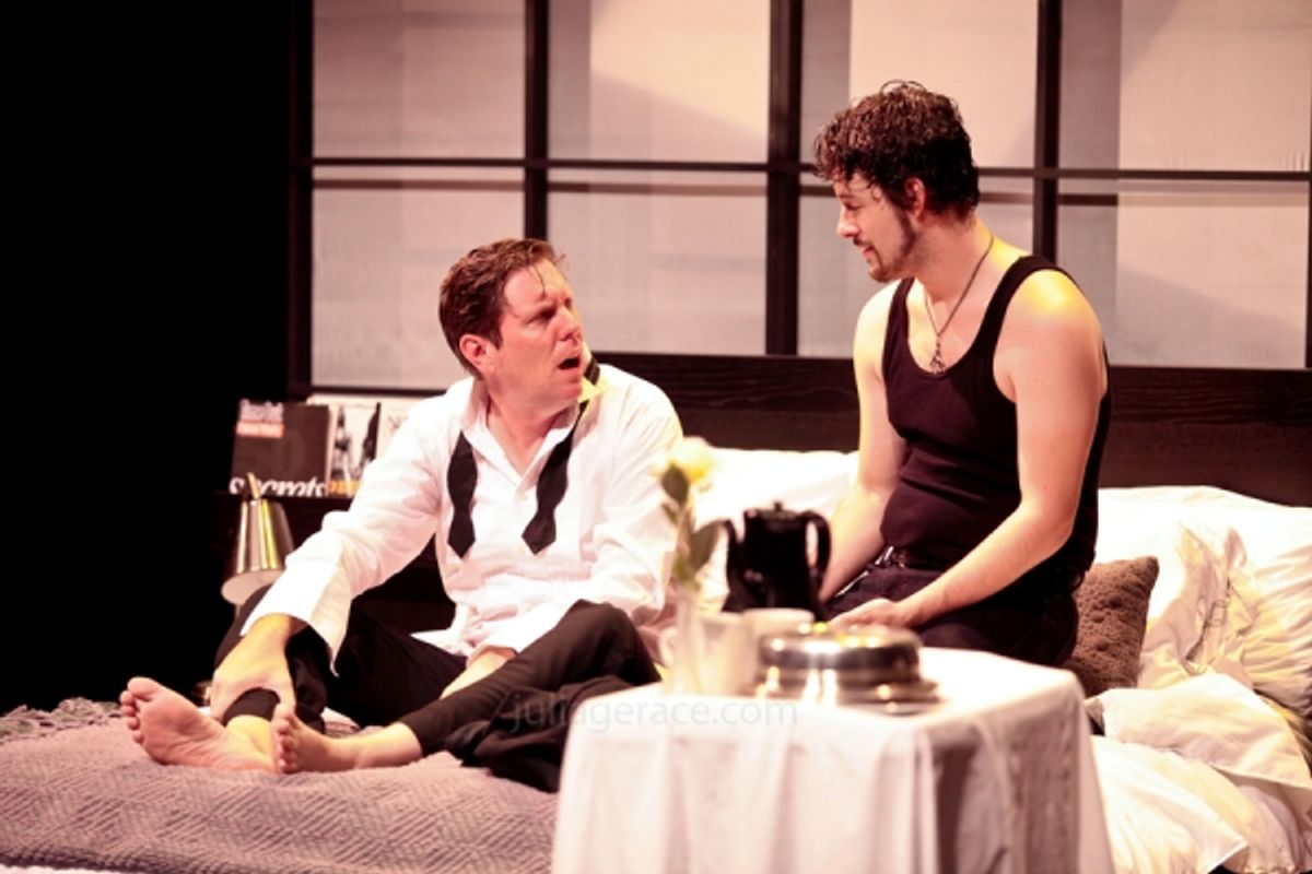 Jimmy Johansmeyer as Mitch and Justin Rugg as Alex at 