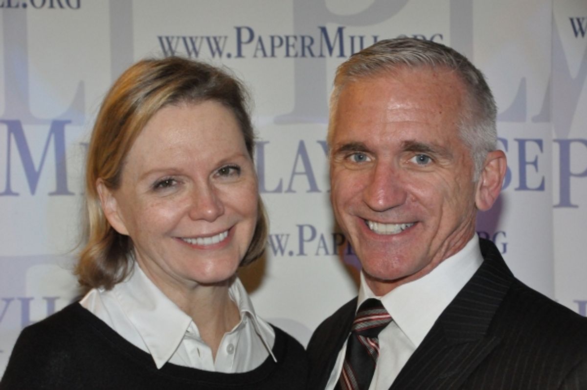 Terre Blair Hamlisch and Mark S. Hoebee at 