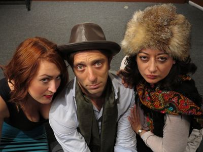 Dana Pelevine, Tosh Marks and Adriana Sananes 
 Photo