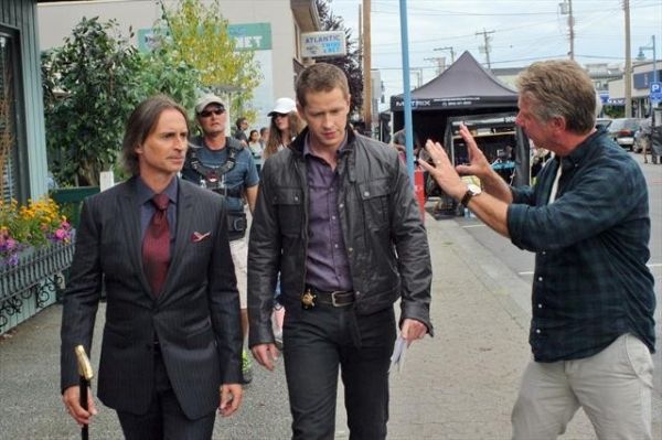 ROBERT CARLYLE, JOSH DALLAS, DAVID SOLOMON (DIRECTOR) 
 Photo