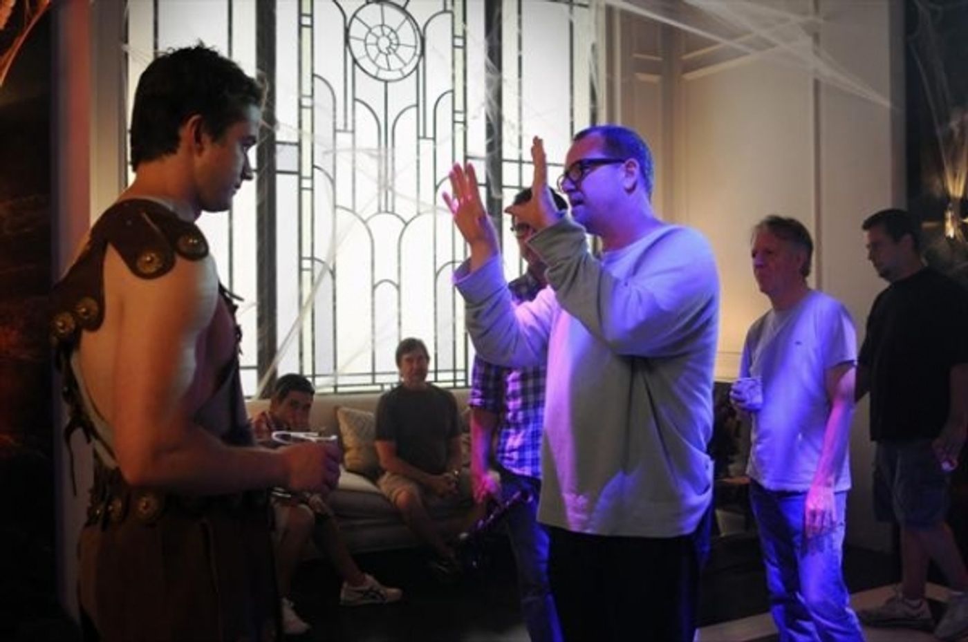 Photo Flash: Behind the Scenes - 666 PARK AVENUE's 'A Crowd of Demons' Episode, Airing 10/28  Image