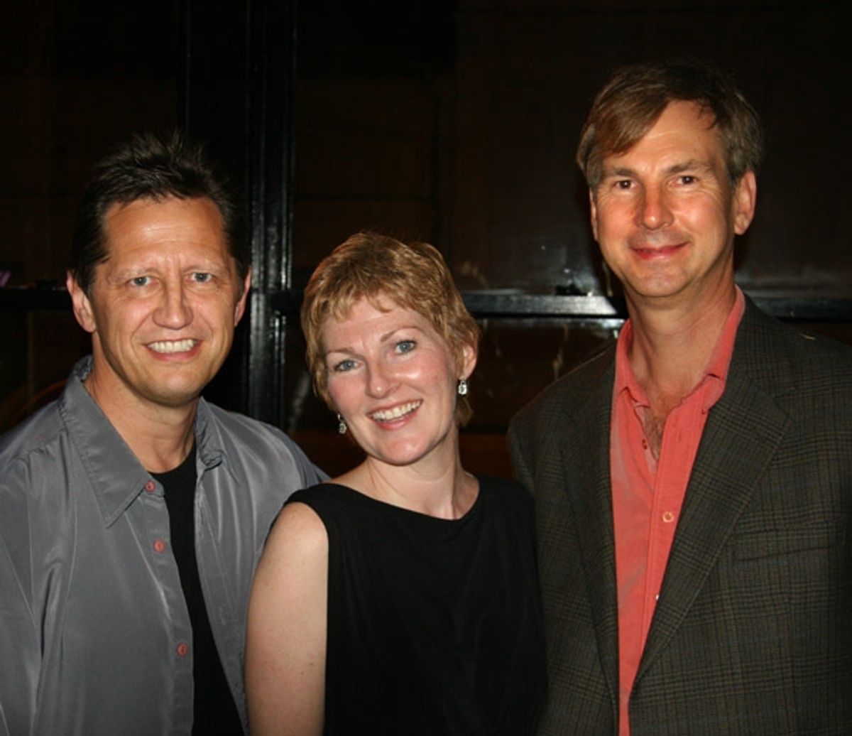 left to right: Kevin Bailey, Joanna O'Brien, Tom Griep at 