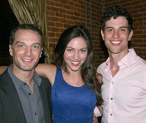 left to right: Euan Morton, Juliana Hansen, Jeffrey Christopher Todd Photo