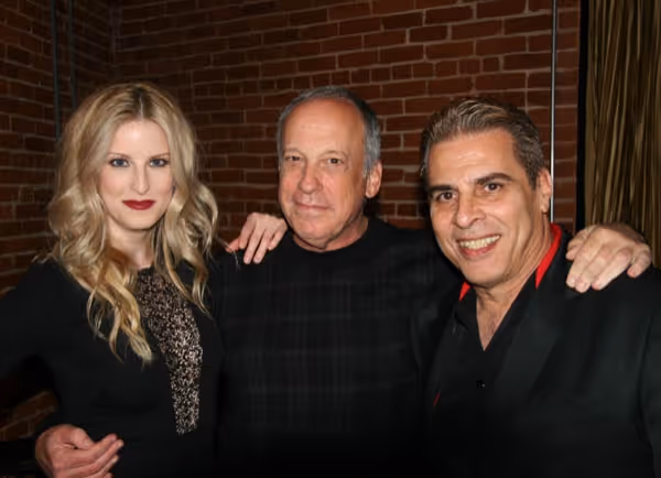 left to right: Angel Reda, Bruce Kimmel, Michael Sterling Photo