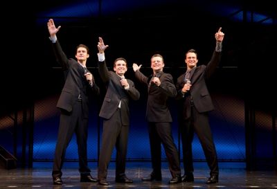 Drew Gehling, Jarrod Spector, Jeremy Kushnier, Matt Bogart Photo