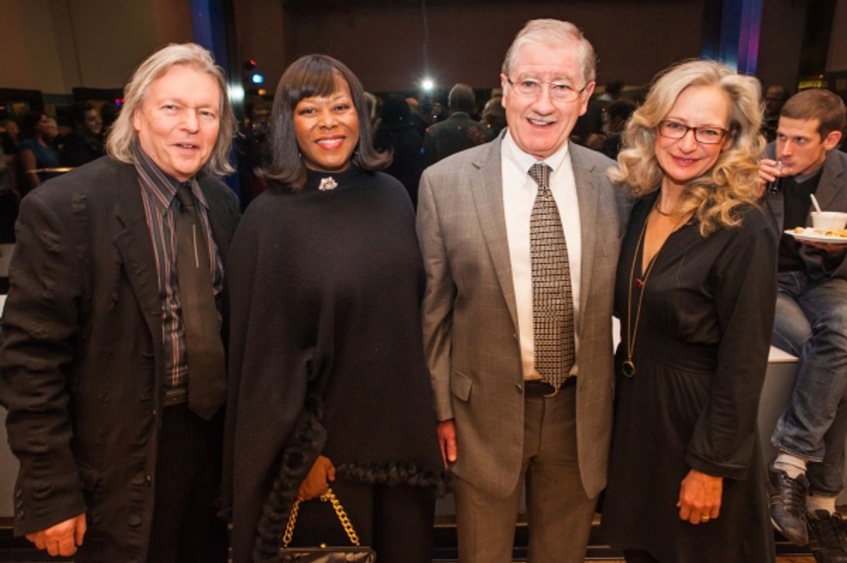 Christopher Hampton, Greta Oglesby, Joe Dowling and Sally Wingert at 