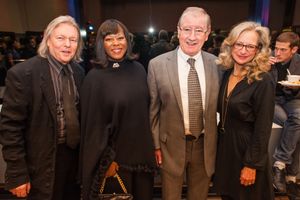 Christopher Hampton, Greta Oglesby, Joe Dowling and Sally Wingert @ BroadwayWorld Christopher Hampton, Greta Oglesby, Joe Dowling and Sally Wingert Photo