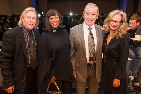 Christopher Hampton, Greta Oglesby, Joe Dowling and Sally Wingert Photo