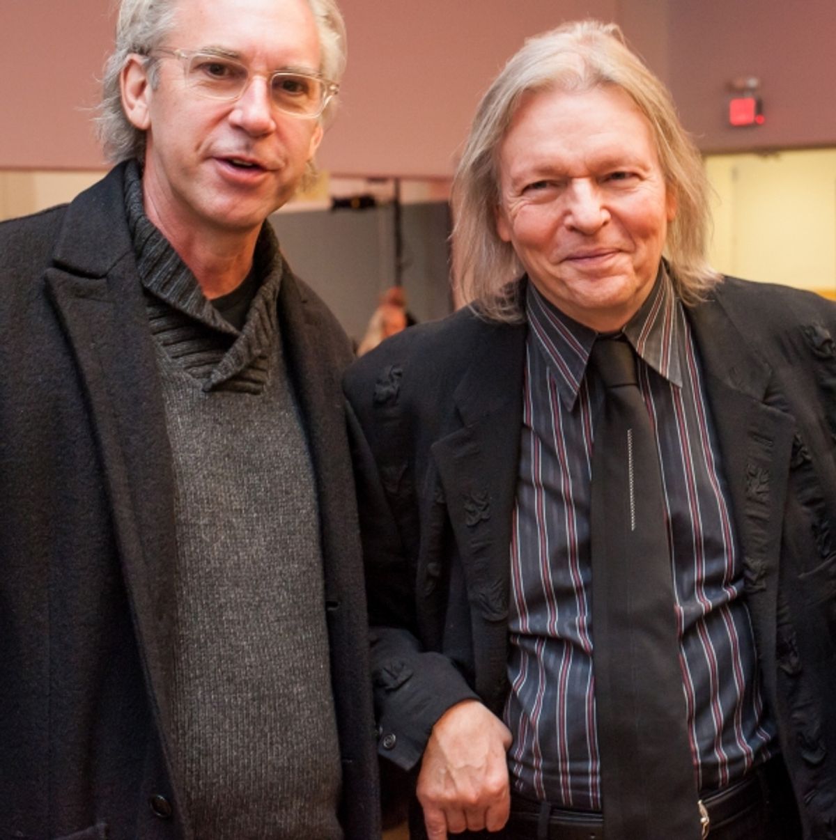 David Esbjornson and Christopher Hampton at 