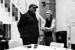 Chuck Cooper, Erika Mallin @ BroadwayWorld Chuck Cooper, Erika Mallin Photo