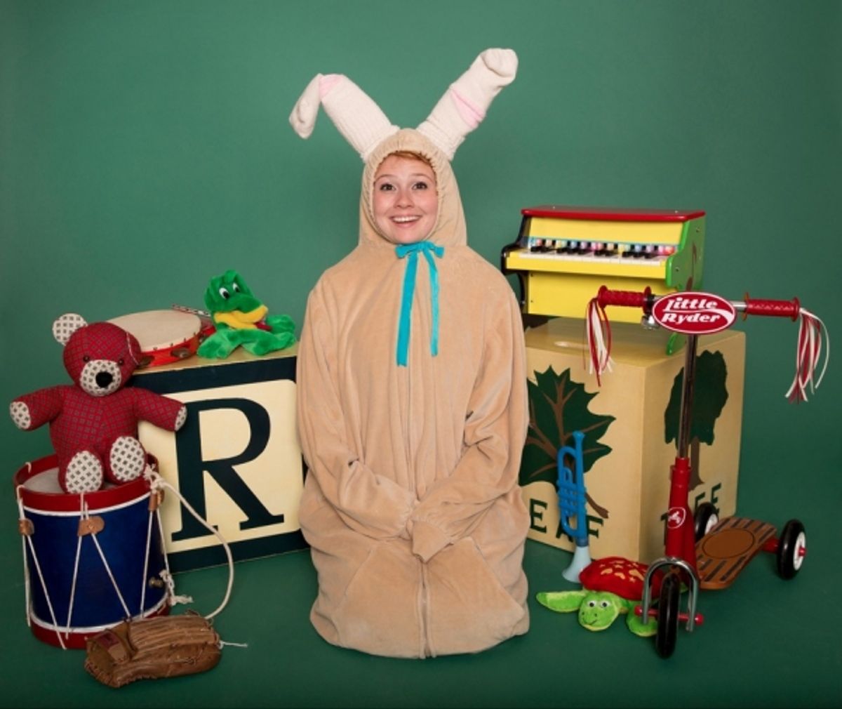 Kristin Parker as The Velveteen Rabbit. at 