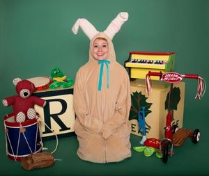 Kristin Parker as The Velveteen Rabbit. @ BroadwayWorld Kristin Parker as The Velveteen Rabbit. Photo