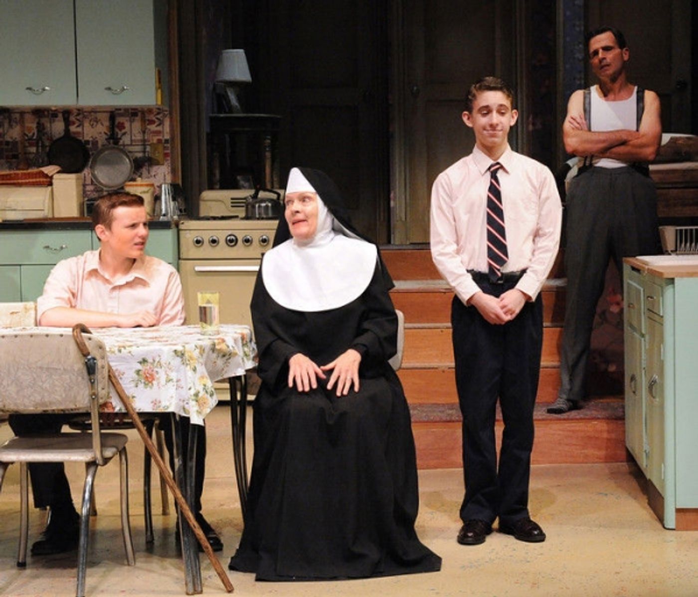 Photo Flash: First Look at Carol Shultz, Noah Chiet and More in Olney's OVER THE TAVERN  Image