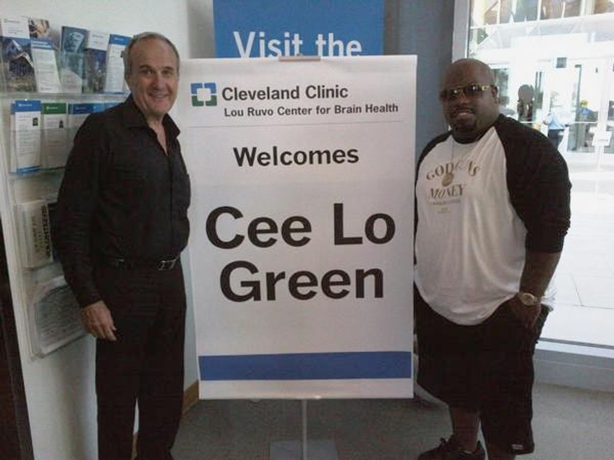 Cee Lo Green and Larry Ruvo
 at 