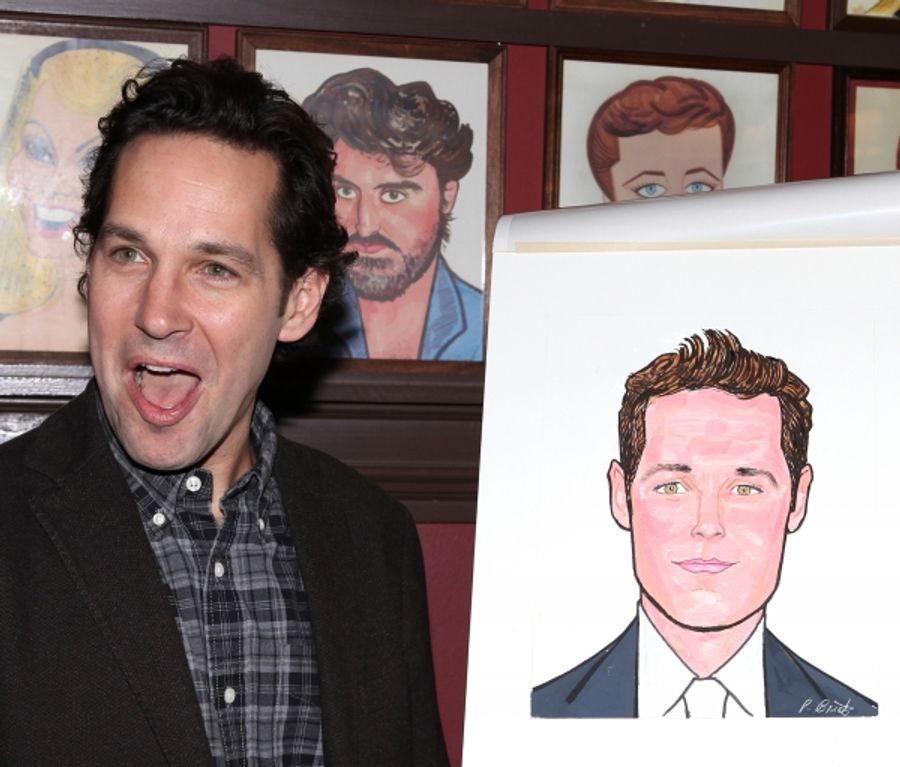 Photo Coverage: GRACE's Michael Shannon, Ed Asner and Paul Rudd Get Sardi's Caricatures! Image
