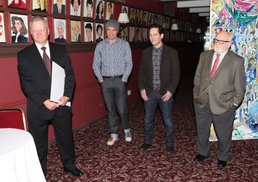 Photo Coverage: GRACE's Michael Shannon, Ed Asner and Paul Rudd Get Sardi's Caricatures! Image