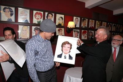 Paul Rudd, Michael Shannon and Max Klimavicius and Ed Asner 
 Photo