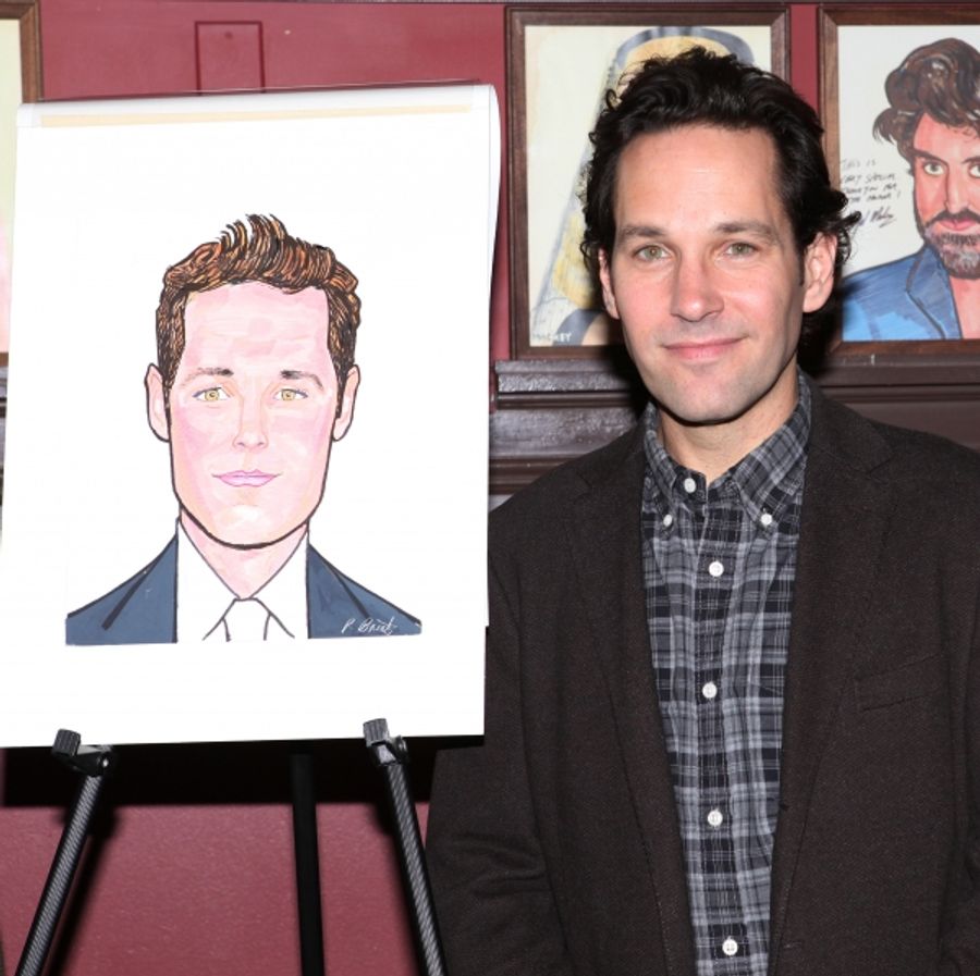 Photo Coverage: GRACE's Michael Shannon, Ed Asner and Paul Rudd Get Sardi's Caricatures! Image