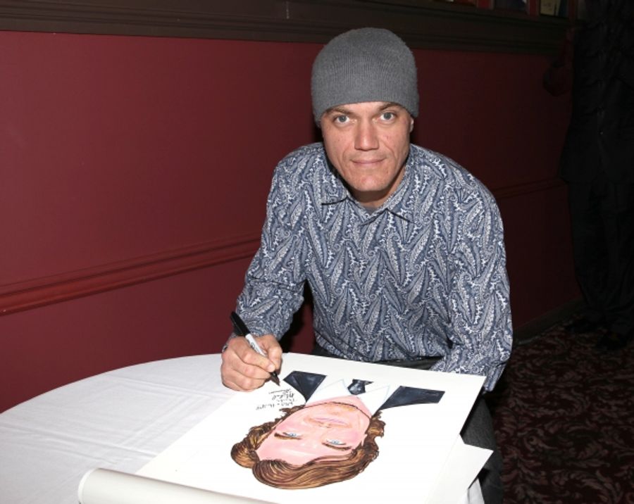 Photo Coverage: GRACE's Michael Shannon, Ed Asner and Paul Rudd Get Sardi's Caricatures! Image