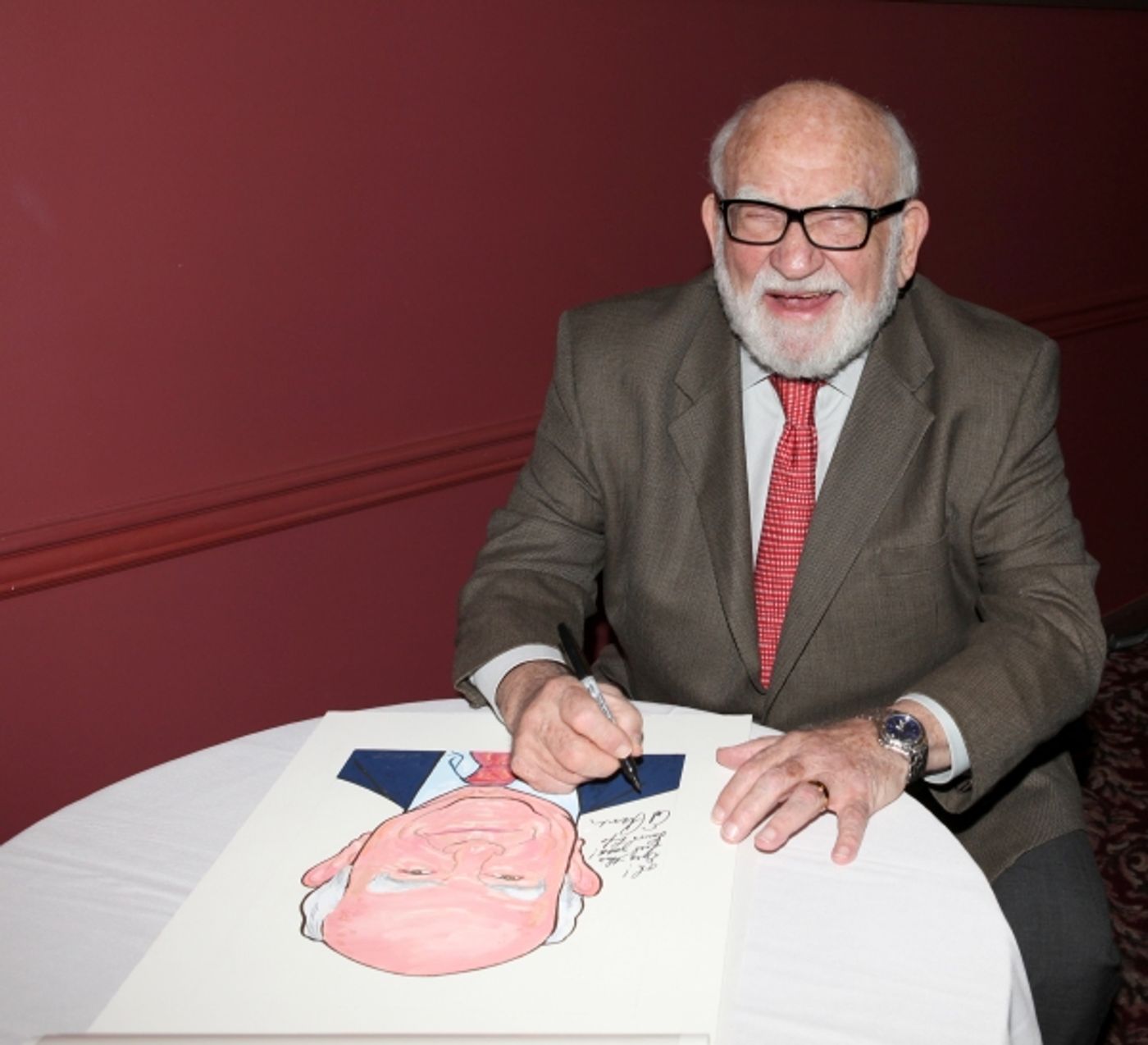 Photo Coverage: GRACE's Michael Shannon, Ed Asner and Paul Rudd Get Sardi's Caricatures!  Image
