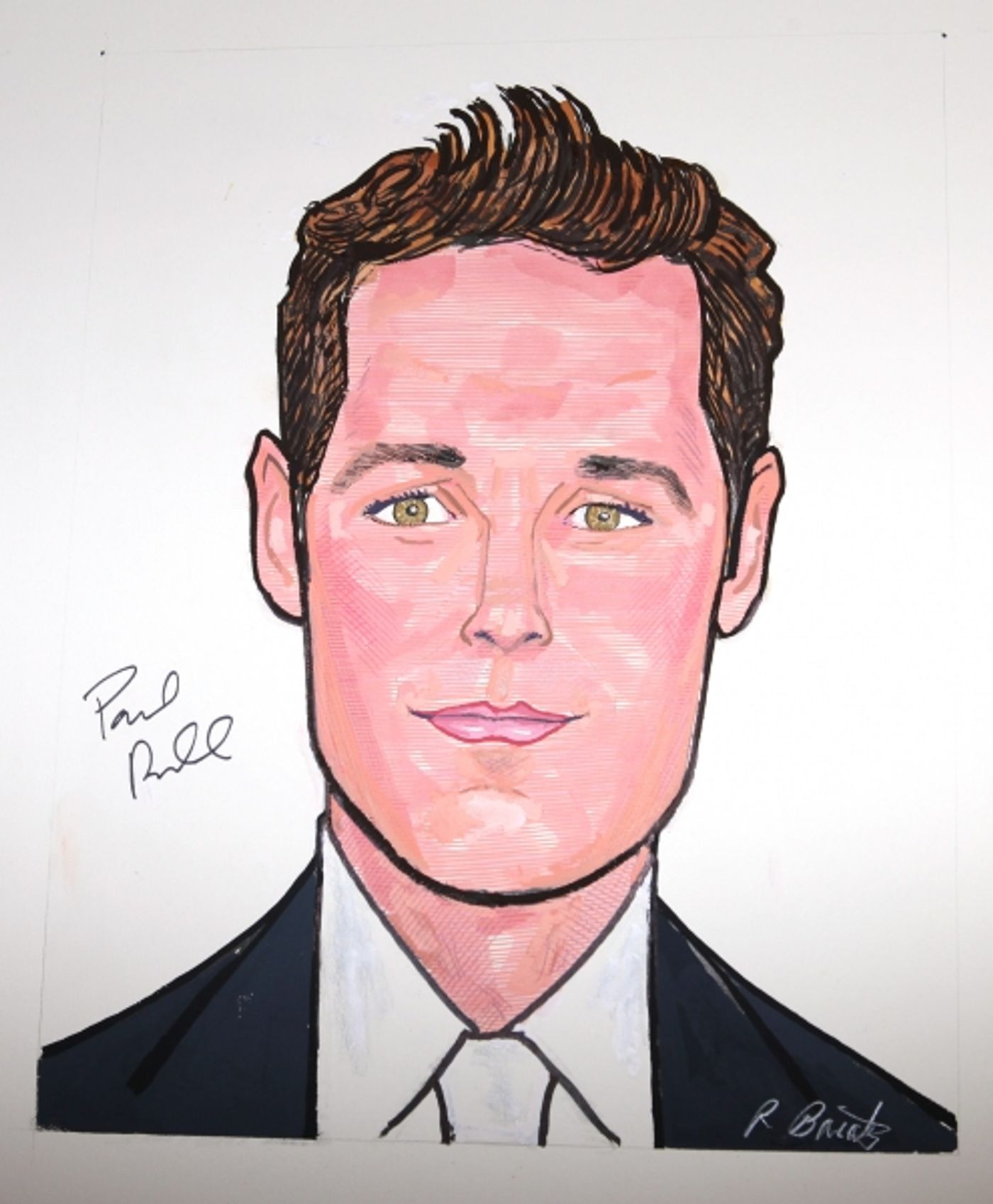 Photo Coverage: GRACE's Michael Shannon, Ed Asner and Paul Rudd Get Sardi's Caricatures!  Image