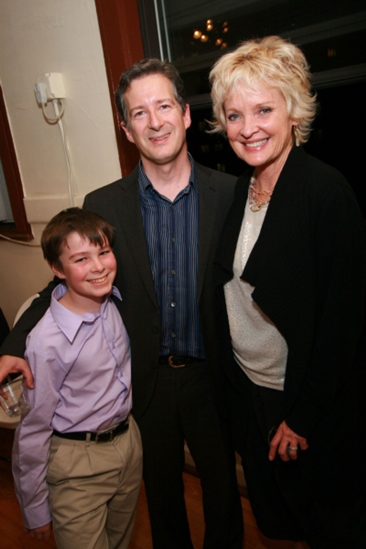 Julian Snyder, David Snyder, and Christine Ebersole 
 at 