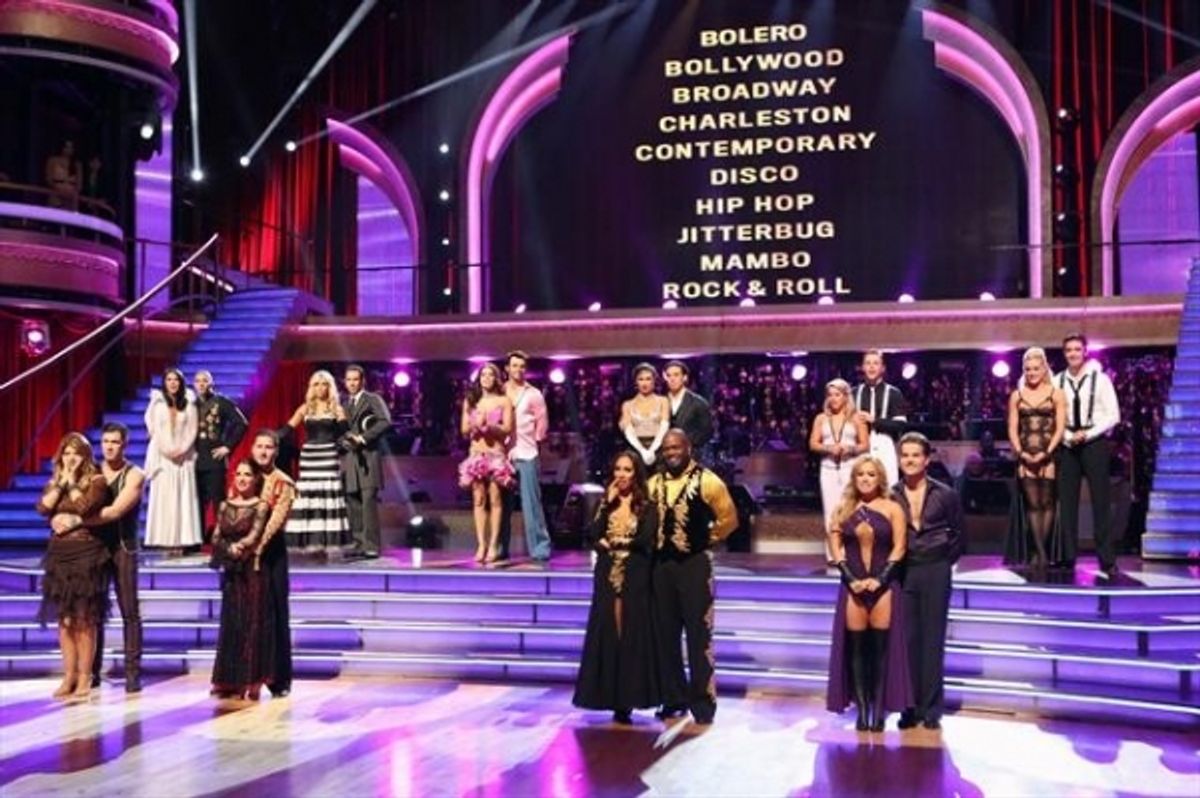 KIRSTIE ALLEY, MAKSIM CHMERKOVSKIY, BRISTOL PALIN, MARK BALLAS, KELLY MONACO, VALENTIN CHMERKOVSKIY, CHELSIE HIGHTOWER, HELIO CASTRONEVES, MELISSA RYCROFT, TONY DOVOLANI, CHERYL BURKE, EMMITT SMITH, KARINA SMIRNOFF, APOLO ANTON OHNO, SHAWN JOHNSON, DEREK  at 