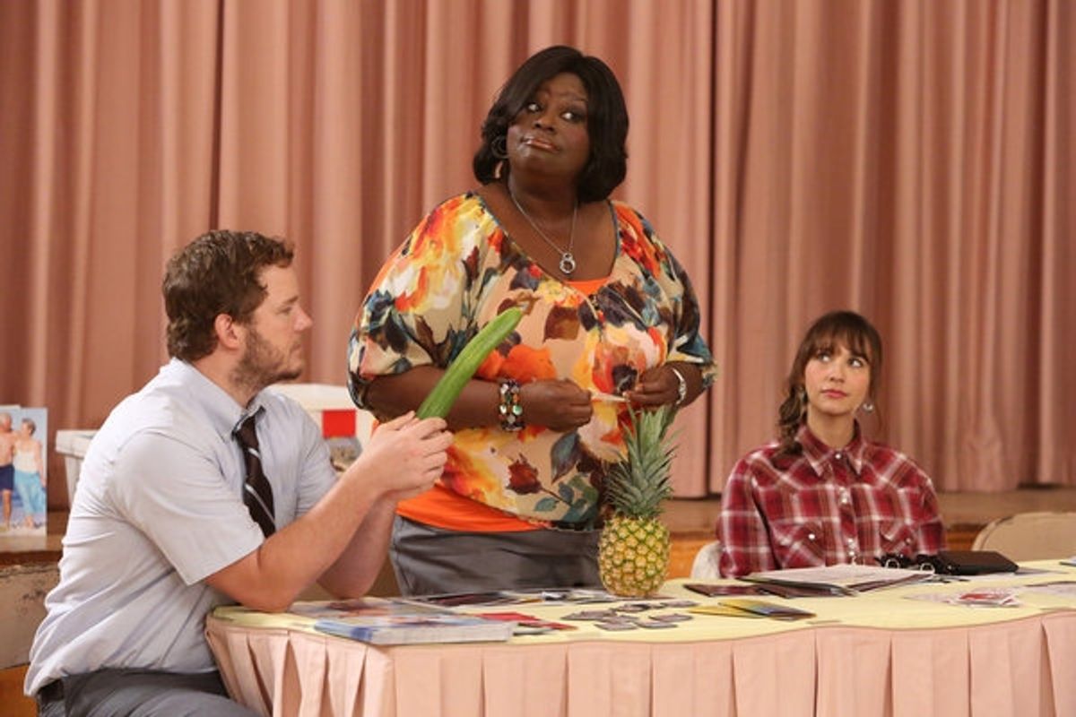 CHRIS PRATT, RETTA, RASHIDA JONES at 