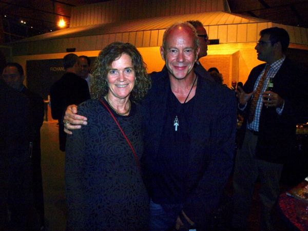 Laura Joplin and playwright-director Randy Johnson Photo