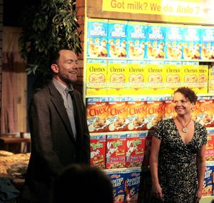 Curtain Call: Mike O'Neil and Michelle Gagliano Photo