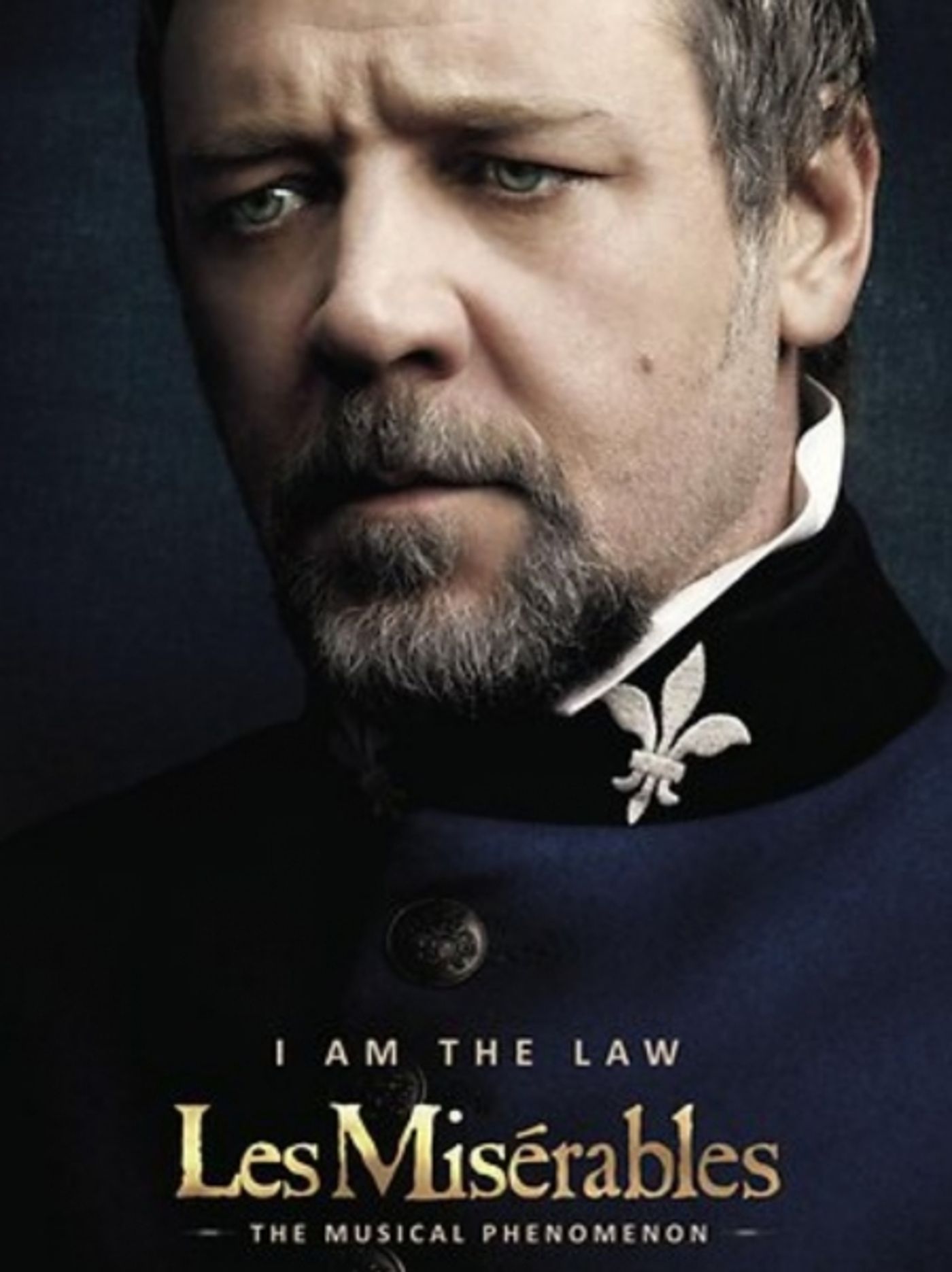 Photo Flash: Second LES MISERABLES Film Poster Revealed Featuring Russell Crowe as 'Javert' ! Image