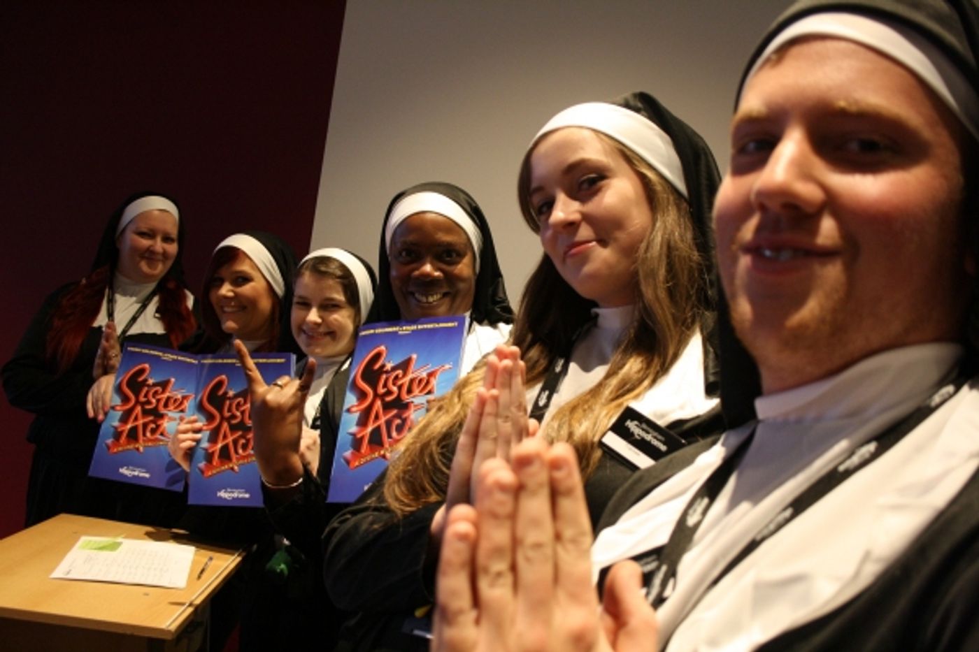 Photo Flash: Birmingham Hippodrome Staff Gets Into the 'Habit' for SISTER ACT Opening  Image