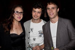 Jenn Harris, Christian Coulson and Matthew Wilkas Photo