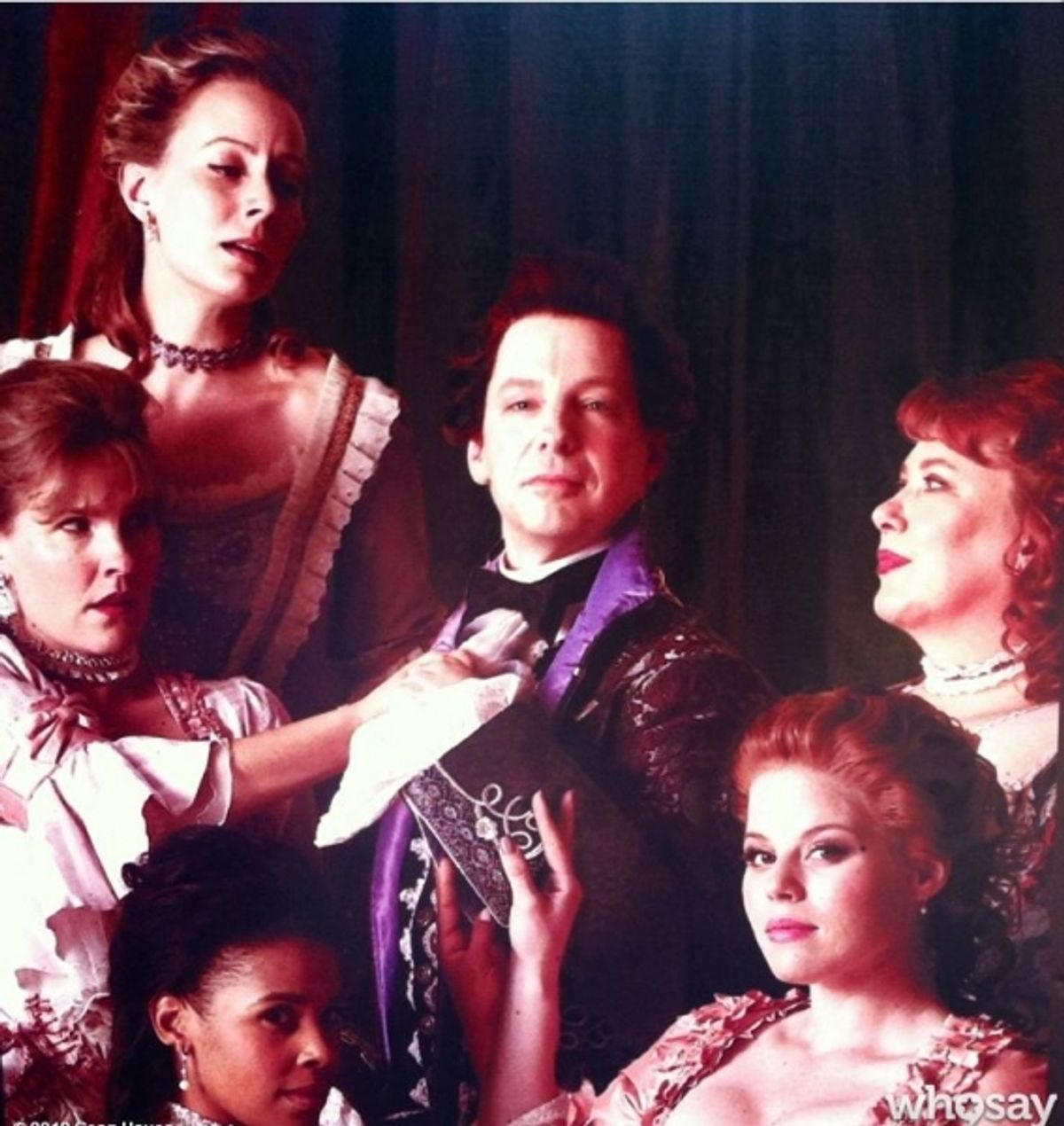 Sean Hayes, Megan Hilty, and the Smash Cast at 