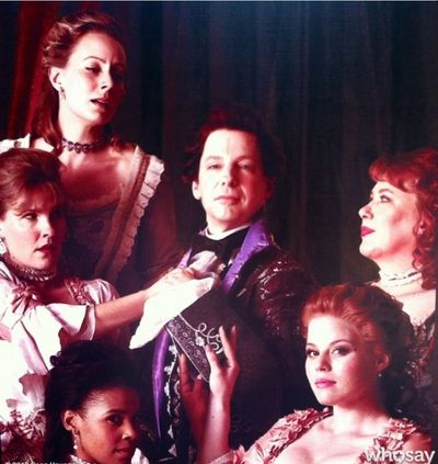 Sean Hayes, Megan Hilty, and the Smash Cast Photo