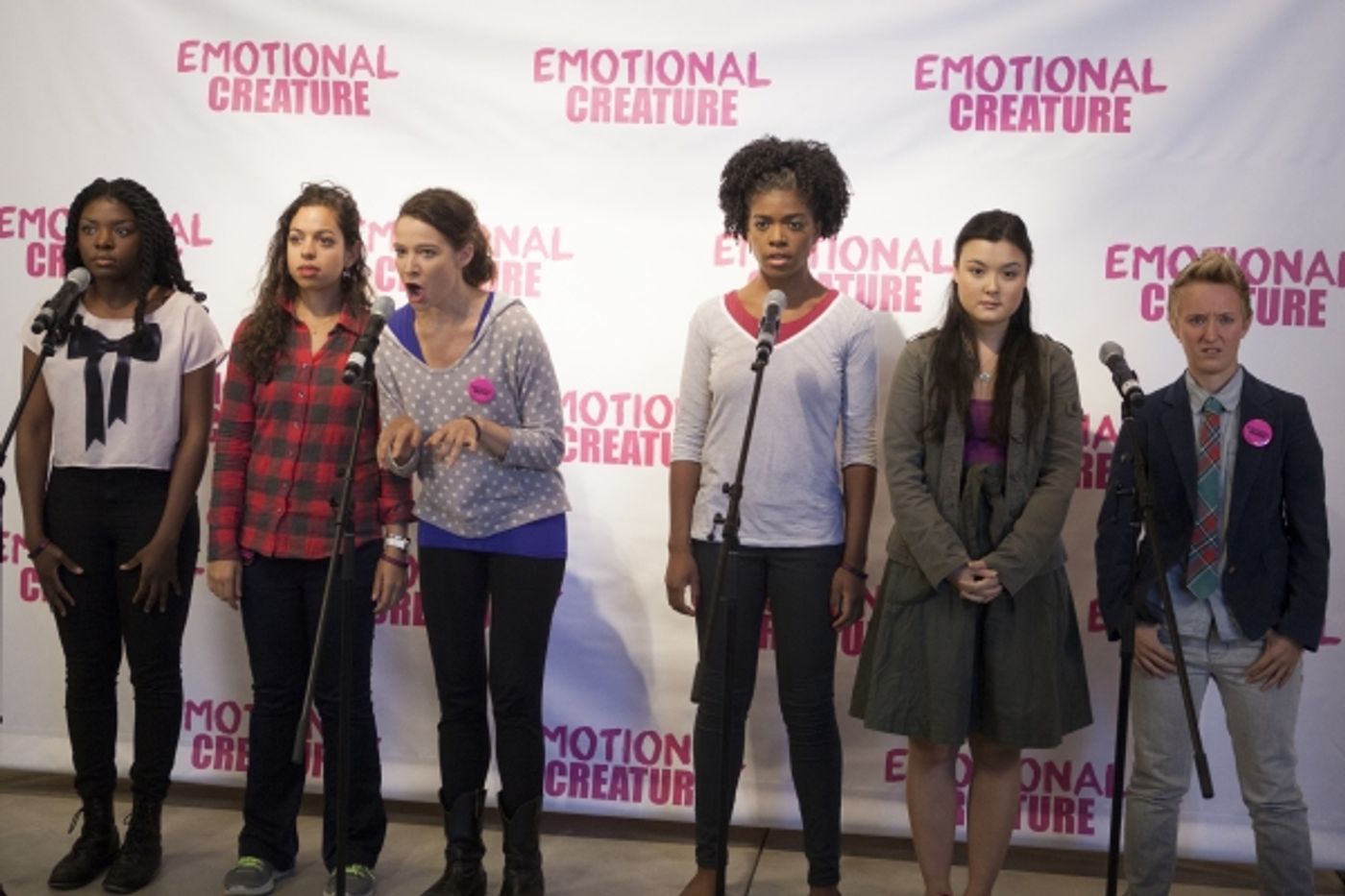Photo Coverage: Cast of EMOTIONAL CREATURE Meets The Press!  Image