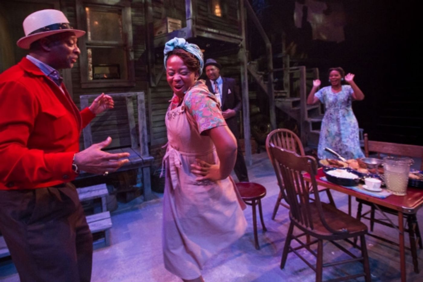 Photo Flash: First Look at Victor Mack, Gayle Samuels and More in Artists Rep's SEVEN GUITARS  Image