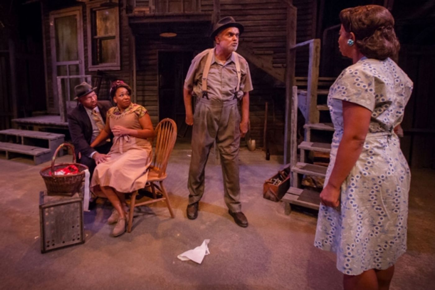 Photo Flash: First Look at Victor Mack, Gayle Samuels and More in Artists Rep's SEVEN GUITARS  Image