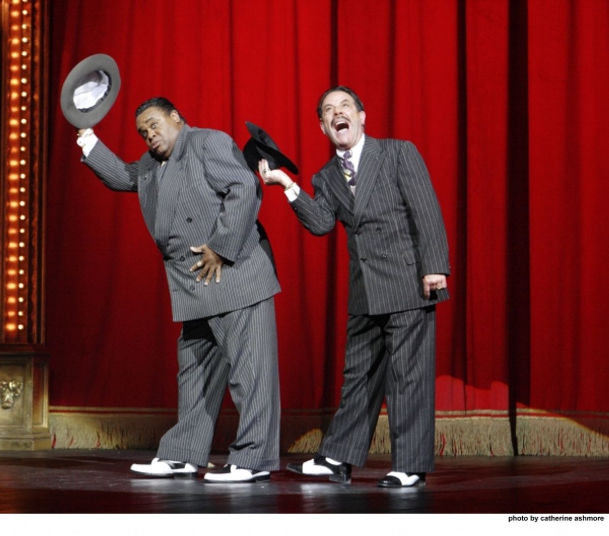 Clive Rowe and David Burt at 